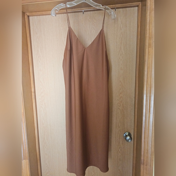 Satin Slip Dress - Picture 3 of 6